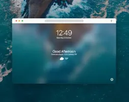 preview of bonjourr's interface