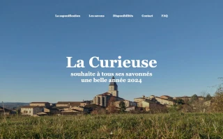 savonnerielacurieuse landing page